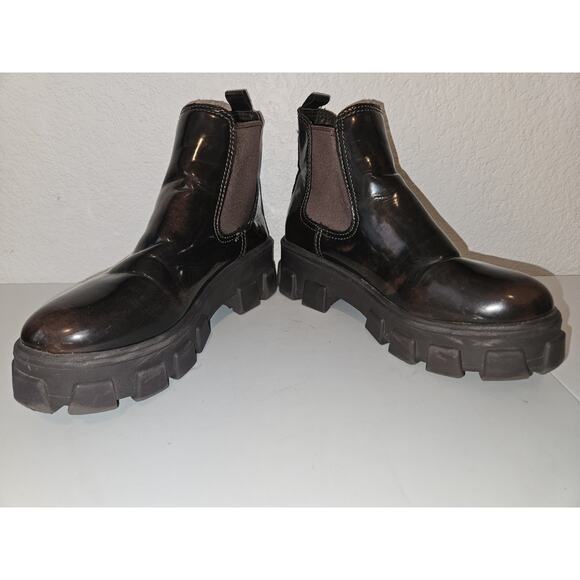 Circus Ny (Sam Edelman) Danielle Brown Boots Size 8 (Emo Style) Chelsea - Picture 5 of 11